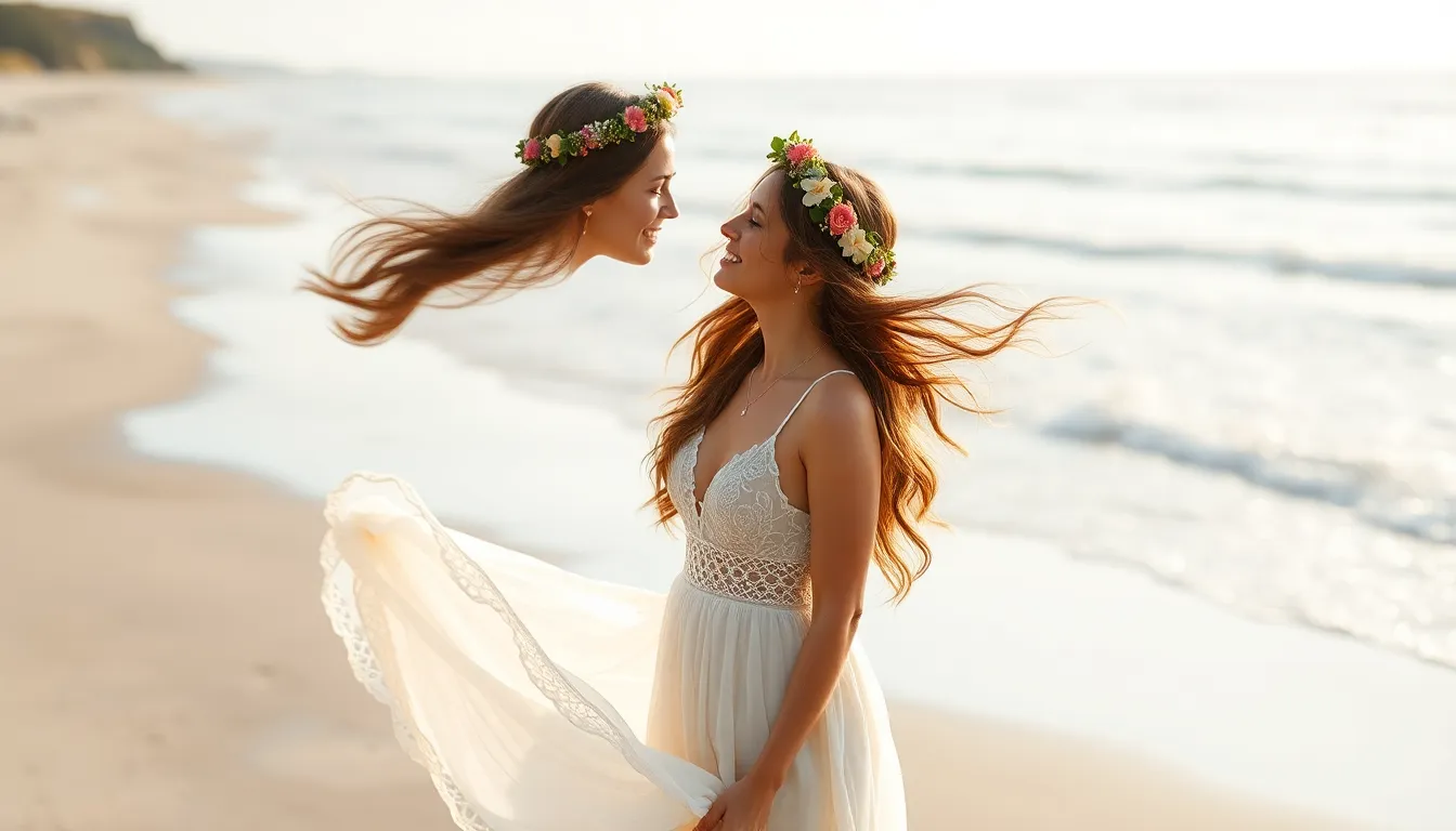 15 Stunning Beach Wedding Dress Ideas for Your Dream Seaside Ceremony 4 15 Stunning Beach Wedding Dress Ideas for Your Dream Seaside Ceremony 3