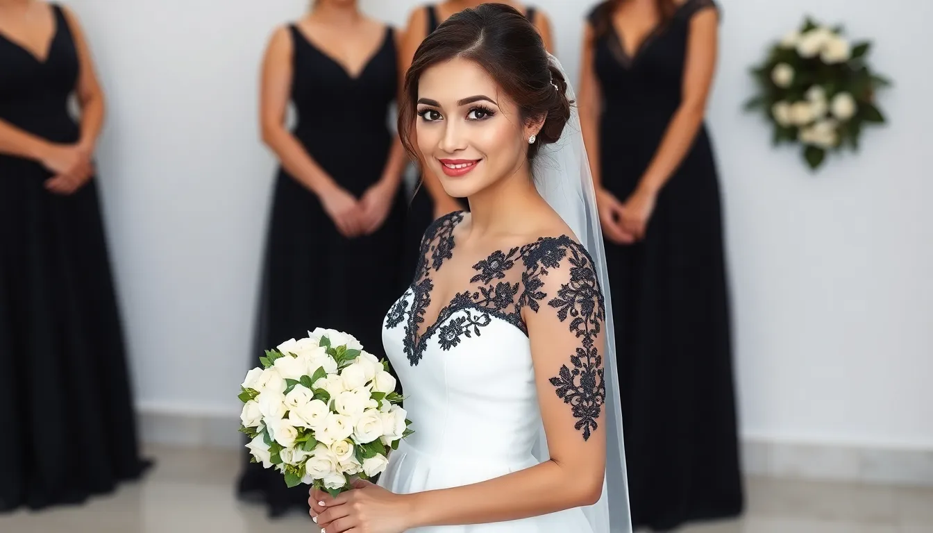 25 Stunning Black and White Wedding Ideas That Will Leave Your Guests Speechless 4 25 Stunning Black and White Wedding Ideas That Will Leave Your Guests Speechless 3