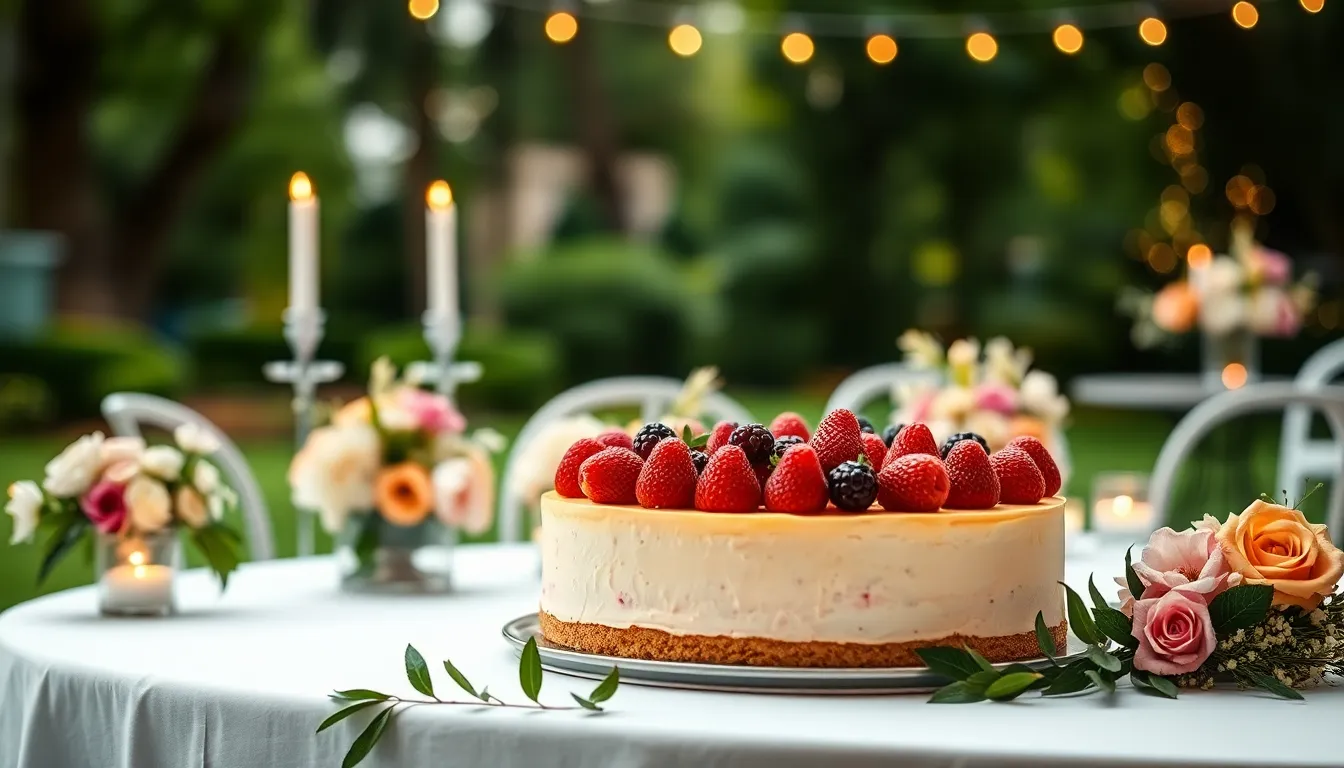 25 Stunning Cheesecake Wedding Cake Ideas That Will Wow Your Guests 4 25 Stunning Cheesecake Wedding Cake Ideas That Will Wow Your Guests 3