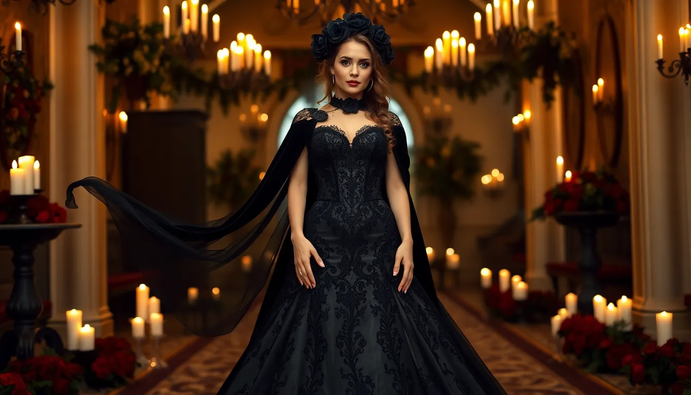 25 Gothic Wedding Ideas That Will Make Your Dark Romance Dreams Come True 4 25 Gothic Wedding Ideas That Will Make Your Dark Romance Dreams Come True 3