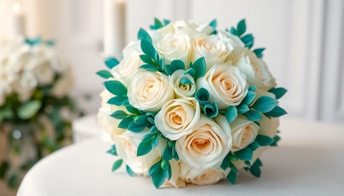 50 Stunning Teal Wedding Ideas That Will Make Your Big Day Unforgettable 4 50 Stunning Teal Wedding Ideas That Will Make Your Big Day Unforgettable 3