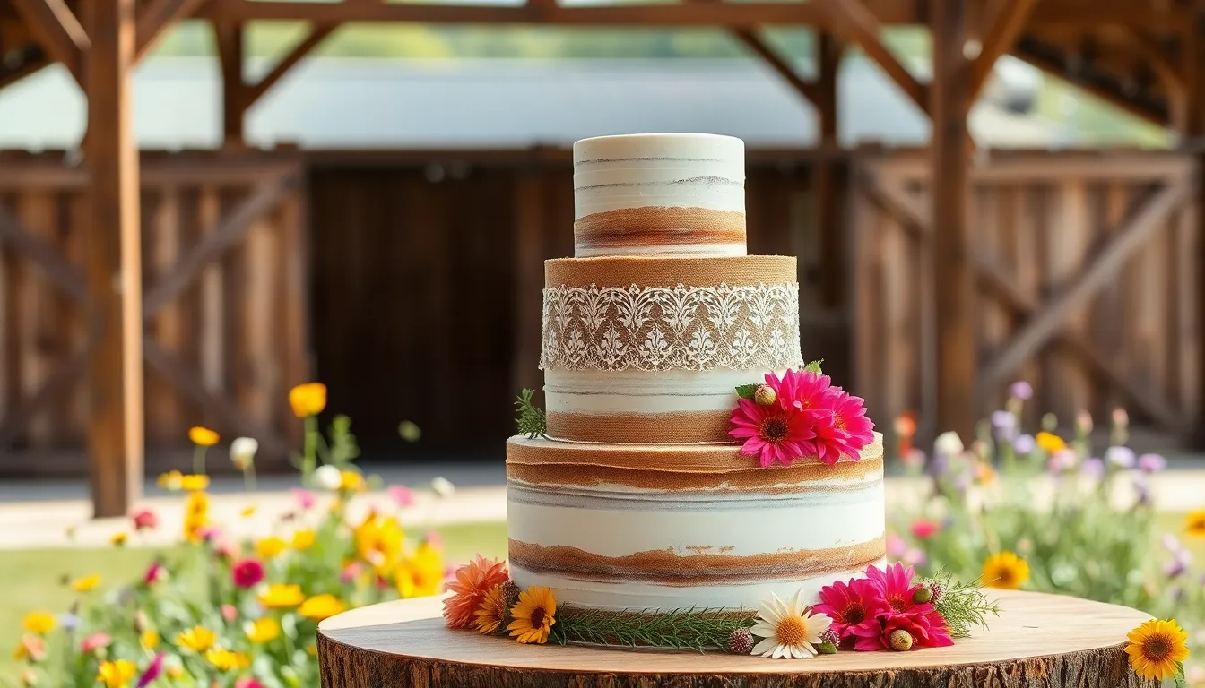 25 Stunning Three Tier Wedding Cake Ideas That Will Wow Your Guests 3