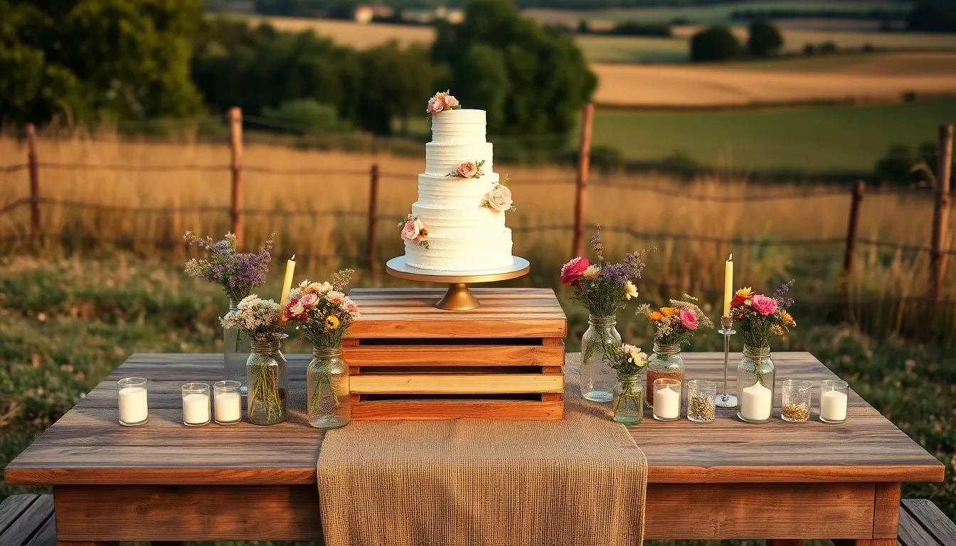 40 Stunning Wedding Cake Table Ideas to Make Your Reception Unforgettable 4 40 Stunning Wedding Cake Table Ideas to Make Your Reception Unforgettable 3
