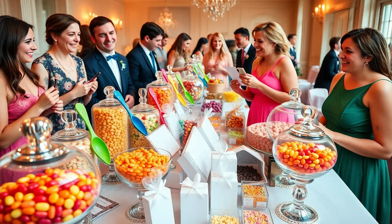 50 Sweet Wedding Candy Bar Ideas That Will Wow Your Guests in 2025 4 50 Sweet Wedding Candy Bar Ideas That Will Wow Your Guests in 2025 3