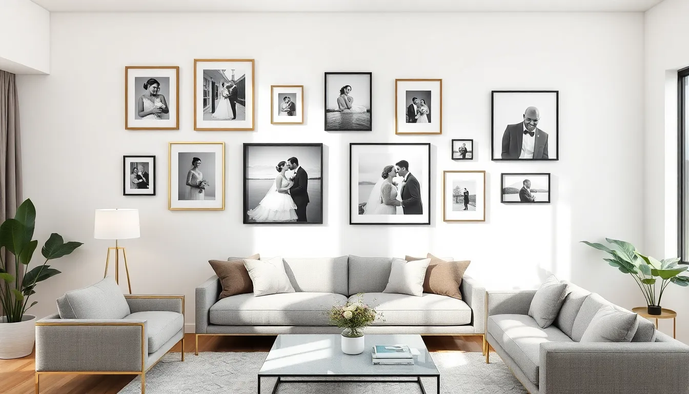 25 Stunning Wedding Photo Frame Ideas to Display Your Love Story at Home 4 25 Stunning Wedding Photo Frame Ideas to Display Your Love Story at Home 3