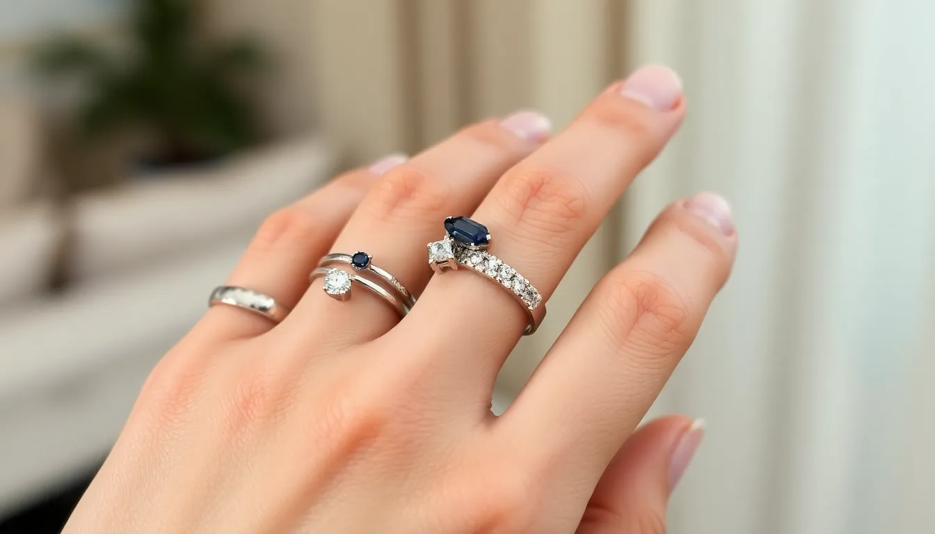 25 Stunning Wedding Ring Stack Ideas to Create Your Dream Bridal Look 4 25 Stunning Wedding Ring Stack Ideas to Create Your Dream Bridal Look 3