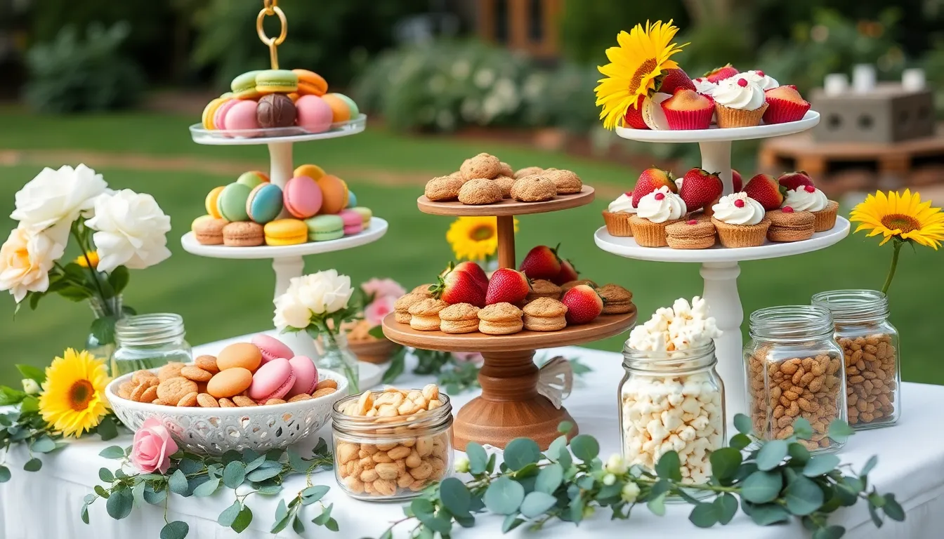 25 Wedding Snack Table Ideas That Will Wow Your Guests (+ Budget Tips) 4 25 Wedding Snack Table Ideas That Will Wow Your Guests (+ Budget Tips) 3