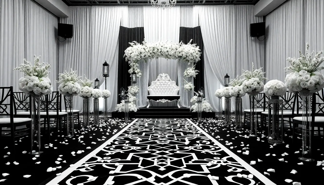 25 Stunning Black and White Wedding Ideas That Will Leave Your Guests Speechless 6 25 Stunning Black and White Wedding Ideas That Will Leave Your Guests Speechless 5