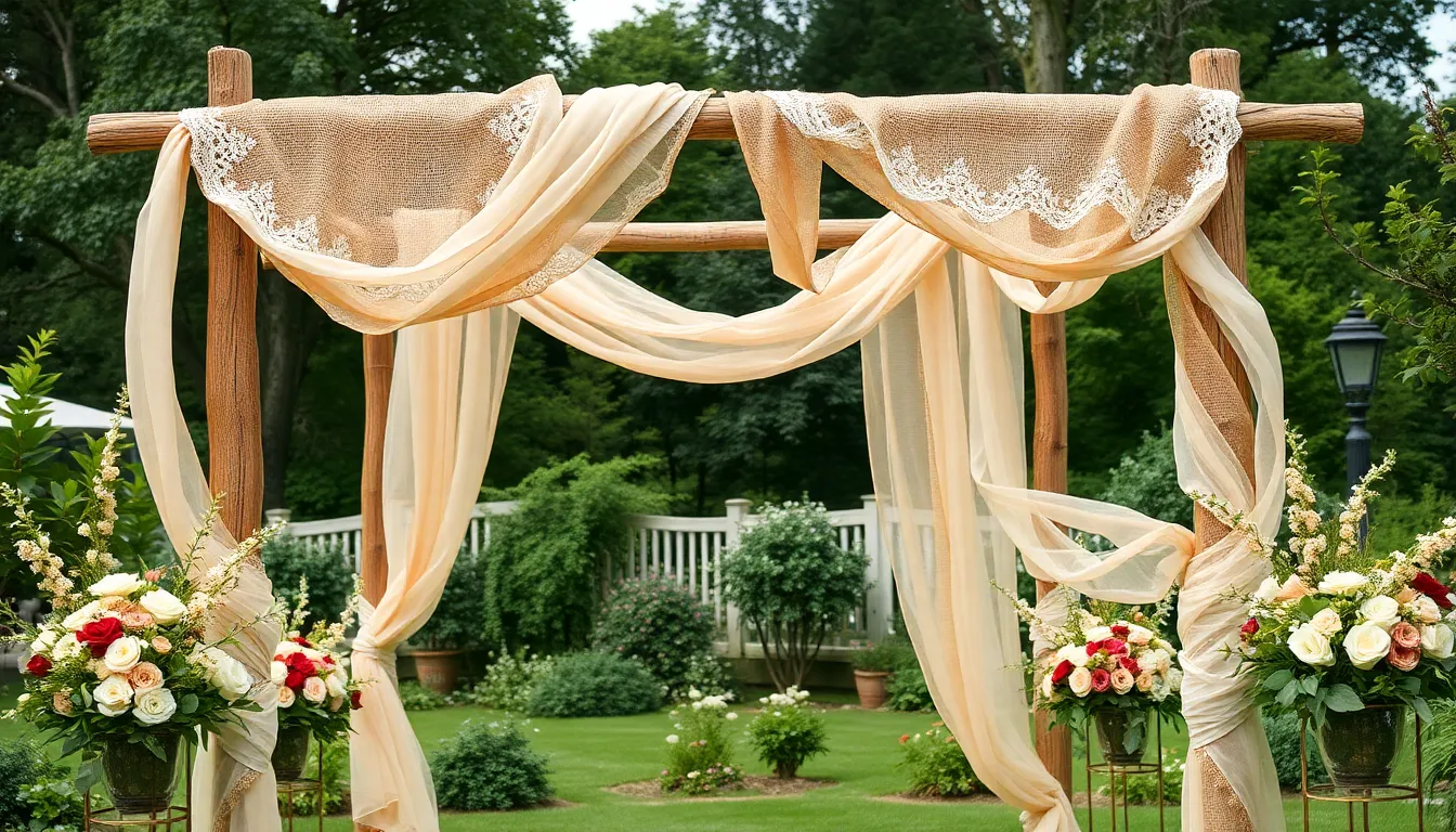 25 Stunning Rustic Wedding Arch Ideas That'll Make Your Ceremony Unforgettable 6 25 Stunning Rustic Wedding Arch Ideas That'll Make Your Ceremony Unforgettable 5