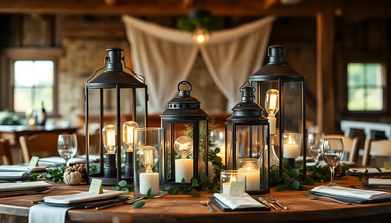 25 Stunning Rustic Wedding Centerpiece Ideas on Any Budget (DIY Included!) 6 25 Stunning Rustic Wedding Centerpiece Ideas on Any Budget (DIY Included!) 5