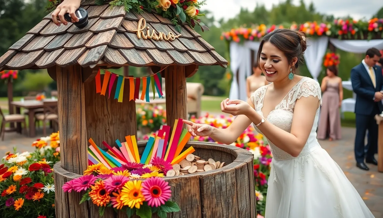 25 Magical Wishing Well Wedding Ideas to Make Your Big Day Unforgettable 5
