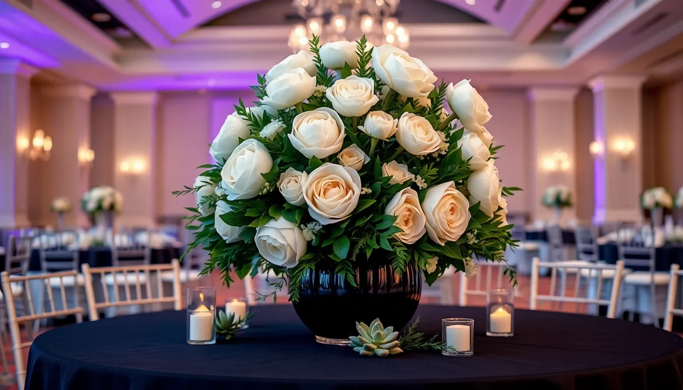 25 Stunning Black Wedding Ideas for a Dramatically Elegant Celebration 8 25 Stunning Black Wedding Ideas for a Dramatically Elegant Celebration 7