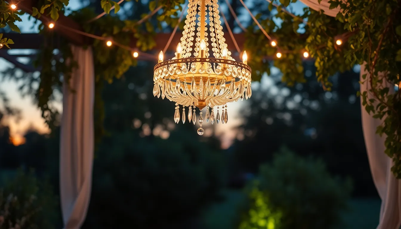 25 Stunning Outdoor Wedding Lighting Ideas That Will Transform Your Big Day 7