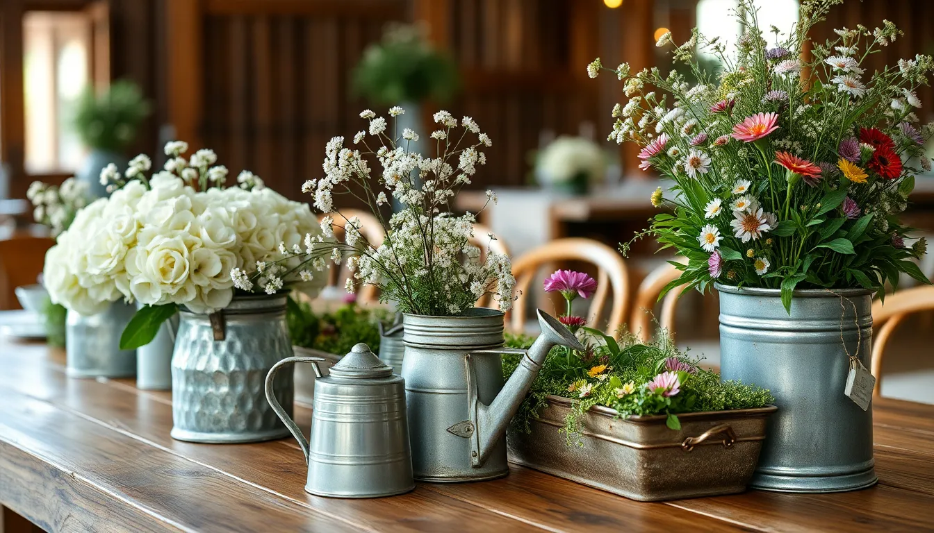25 Stunning Rustic Wedding Centerpiece Ideas on Any Budget (DIY Included!) 8 25 Stunning Rustic Wedding Centerpiece Ideas on Any Budget (DIY Included!) 7
