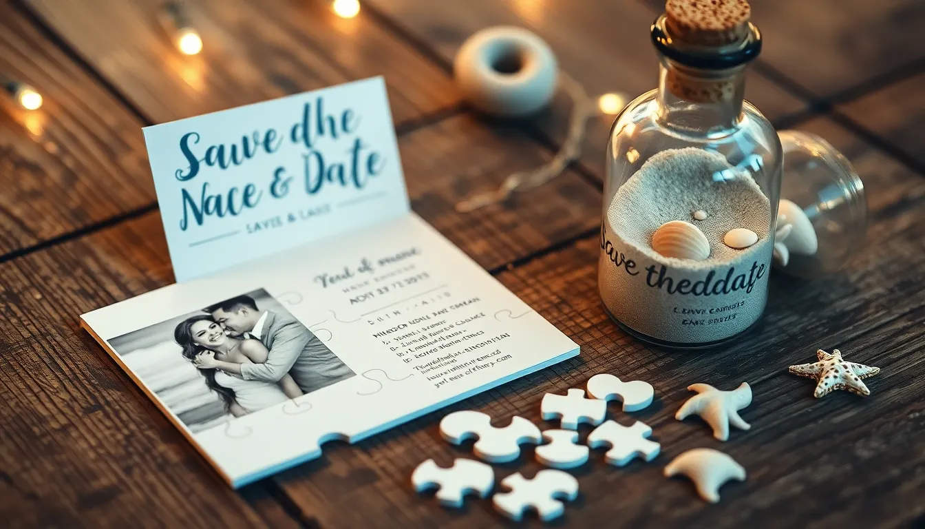 50+ Creative Save the Date Wedding Ideas That Wow Your Guests 8 50+ Creative Save the Date Wedding Ideas That Wow Your Guests 7