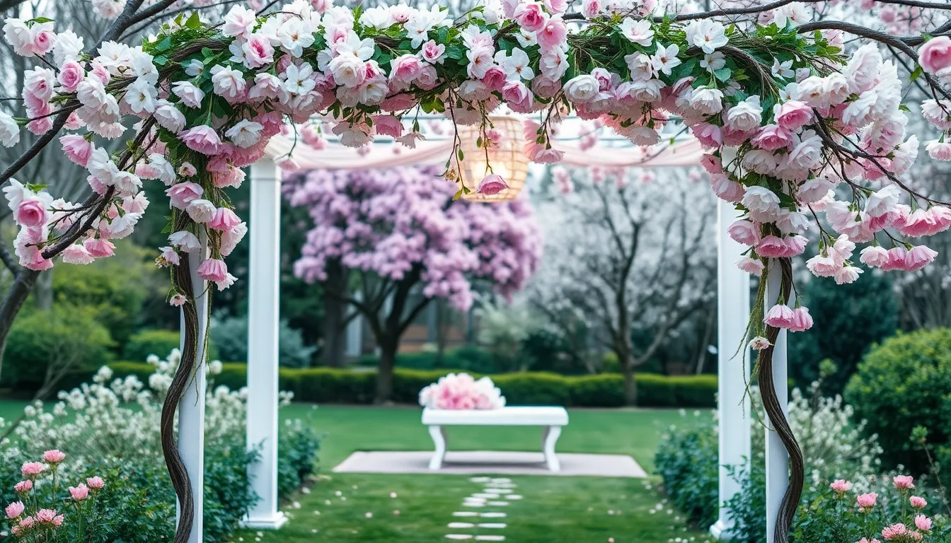25 Stunning Wedding Arbor Ideas That Will Make Your Ceremony Unforgettable 8 25 Stunning Wedding Arbor Ideas That Will Make Your Ceremony Unforgettable 7