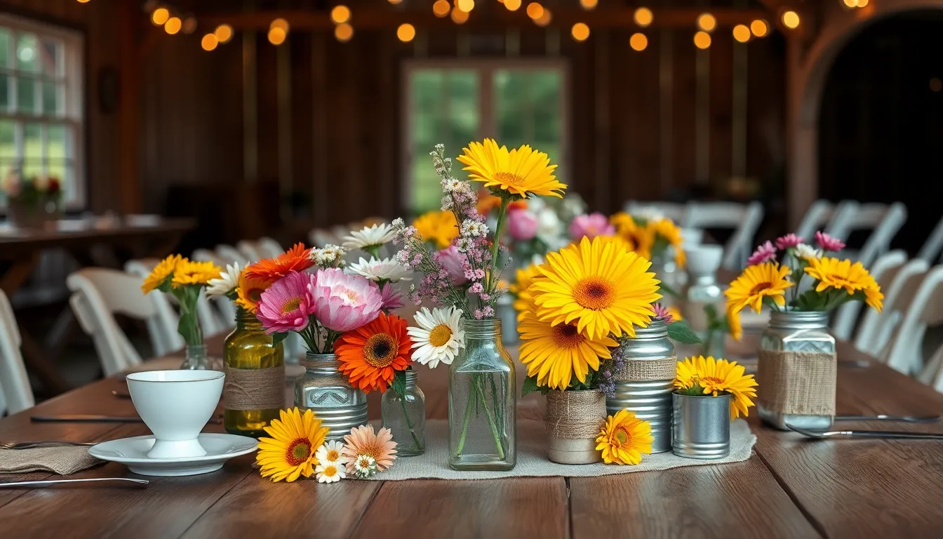 25 Stunning Wedding Centerpiece Ideas for Round Tables (Budget-Friendly + DIY!) 8 25 Stunning Wedding Centerpiece Ideas for Round Tables (Budget-Friendly + DIY!) 7