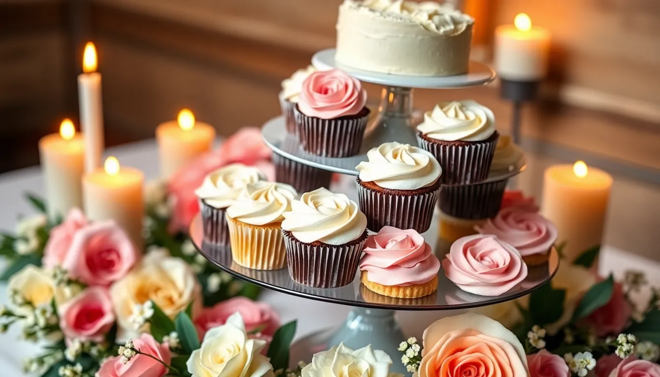 25 Stunning Wedding Cupcake Ideas That'll Make Your Guests Forget the Cake 8 25 Stunning Wedding Cupcake Ideas That'll Make Your Guests Forget the Cake 7