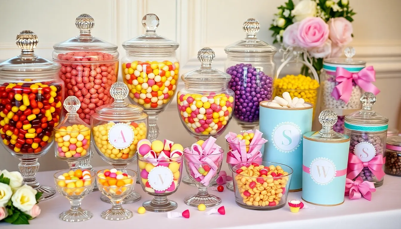 50 Sweet Wedding Candy Bar Ideas That Will Wow Your Guests in 2025 8 50 Sweet Wedding Candy Bar Ideas That Will Wow Your Guests in 2025 7