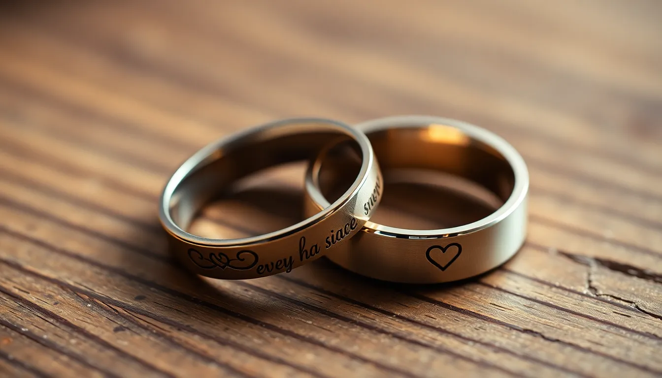 50+ Wedding Ring Engraving Ideas That Will Make Your Love Story Last Forever 8 50+ Wedding Ring Engraving Ideas That Will Make Your Love Story Last Forever 7