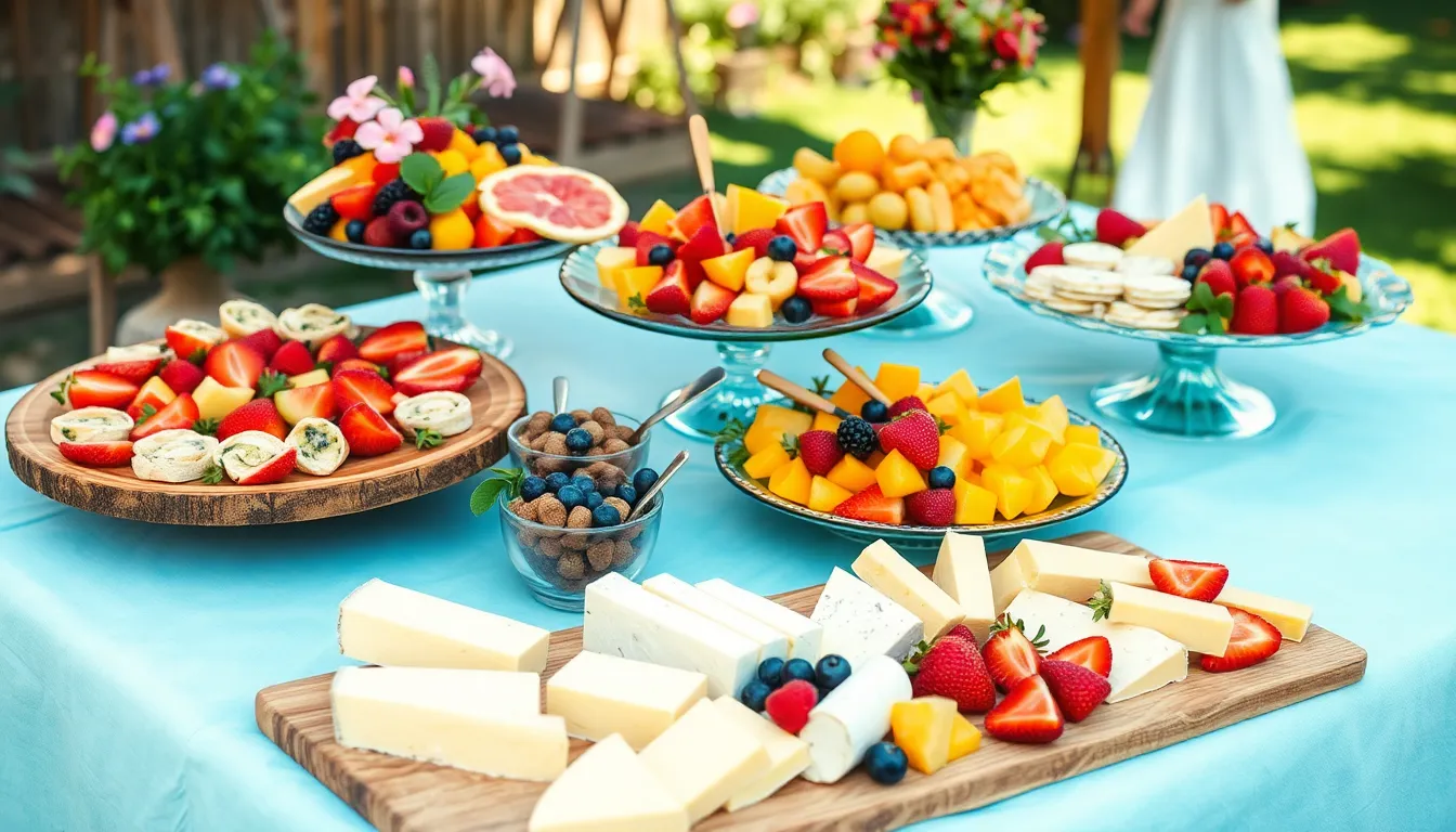 25 Wedding Snack Table Ideas That Will Wow Your Guests (+ Budget Tips) 8 25 Wedding Snack Table Ideas That Will Wow Your Guests (+ Budget Tips) 7