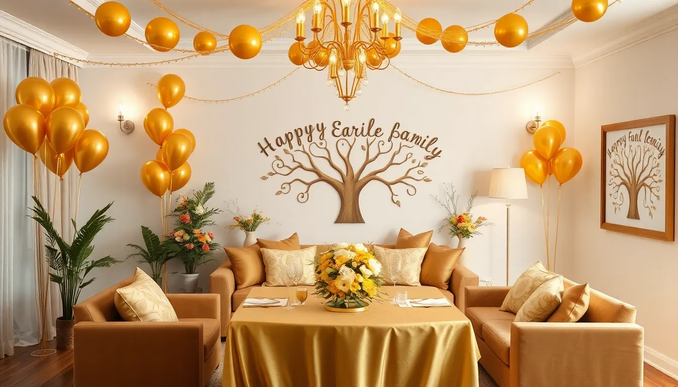 50 Golden Wedding Anniversary Ideas to Celebrate 50 Years of Love 10 50 Golden Wedding Anniversary Ideas to Celebrate 50 Years of Love 9