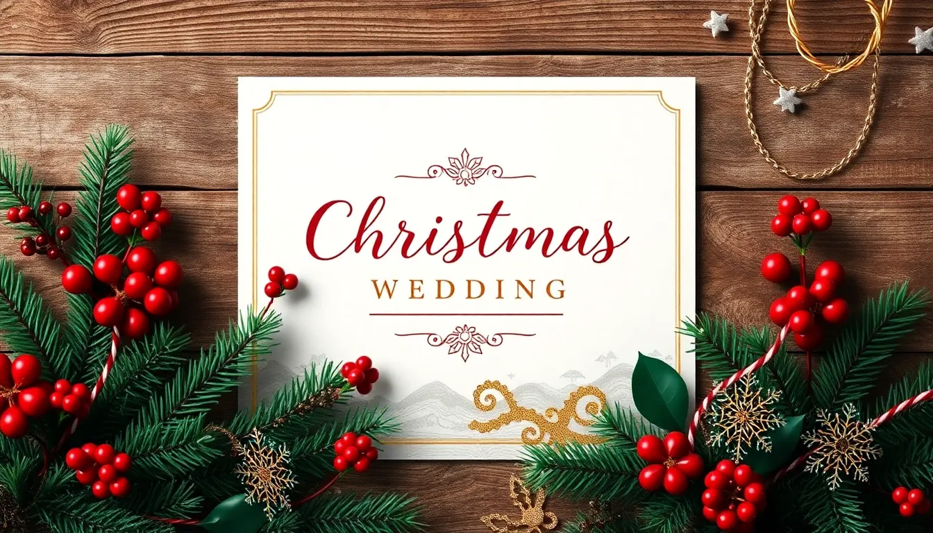 25 Magical Christmas Wedding Ideas to Make Your Winter Day Unforgettable 10 25 Magical Christmas Wedding Ideas to Make Your Winter Day Unforgettable 9