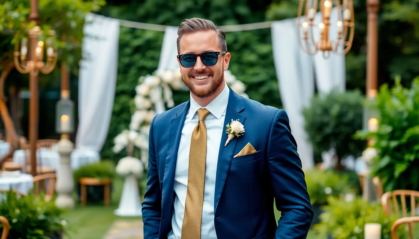 25 Stylish Mens Wedding Outfit Ideas: From Classic Tuxedos to Casual Looks 9