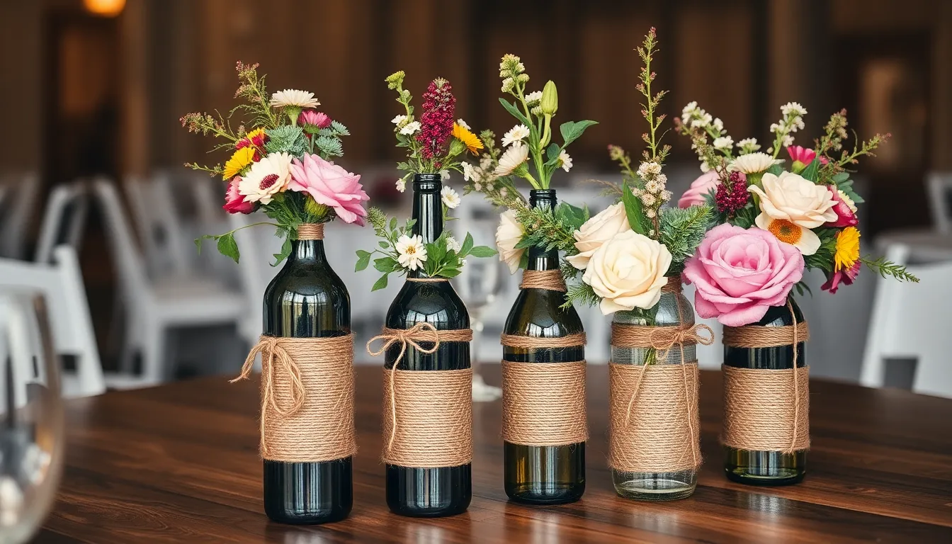 25 Stunning Rustic Wedding Centerpiece Ideas on Any Budget (DIY Included!) 10 25 Stunning Rustic Wedding Centerpiece Ideas on Any Budget (DIY Included!) 9