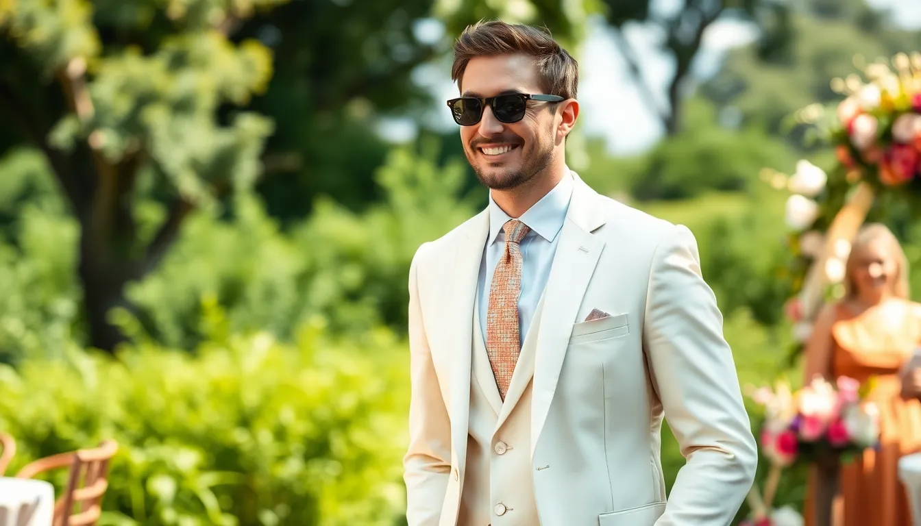25 Summer Wedding Suit Ideas to Keep You Cool and Sharp in 2025 10 25 Summer Wedding Suit Ideas to Keep You Cool and Sharp in 2025 9