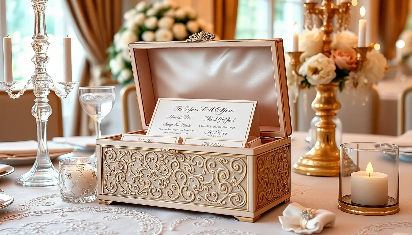 25 Stunning Wedding Card Box Ideas (DIY & Elegant Options Under $20!) 10 25 Stunning Wedding Card Box Ideas (DIY & Elegant Options Under $20!) 9
