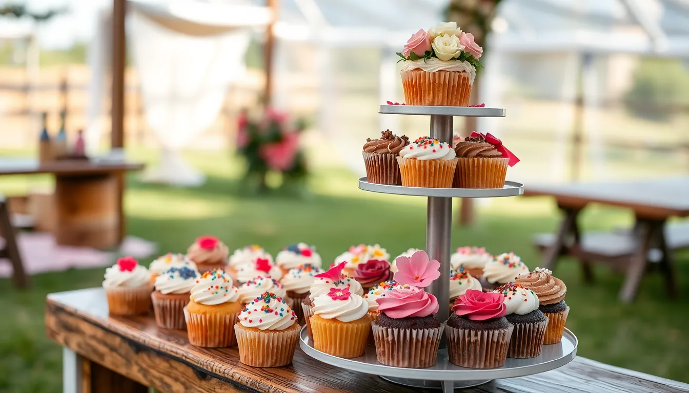 25 Stunning Wedding Cupcake Ideas That'll Make Your Guests Forget the Cake 10 25 Stunning Wedding Cupcake Ideas That'll Make Your Guests Forget the Cake 9
