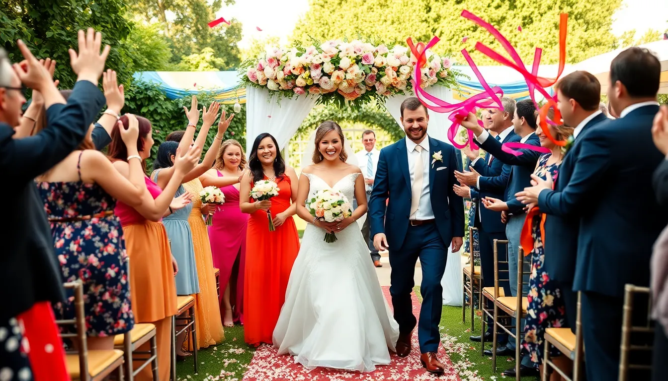 25 Stunning Wedding Entrance Ideas for Bridal Party That'll Wow Your Guests 10 25 Stunning Wedding Entrance Ideas for Bridal Party That'll Wow Your Guests 9