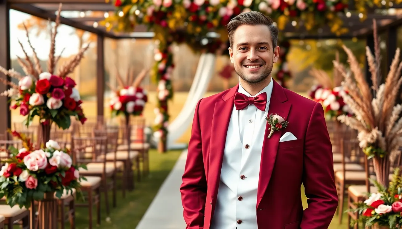 50 Stunning Wedding Tuxedo Ideas: Classic to Bold Styles for Every Groom 10 50 Stunning Wedding Tuxedo Ideas: Classic to Bold Styles for Every Groom 9