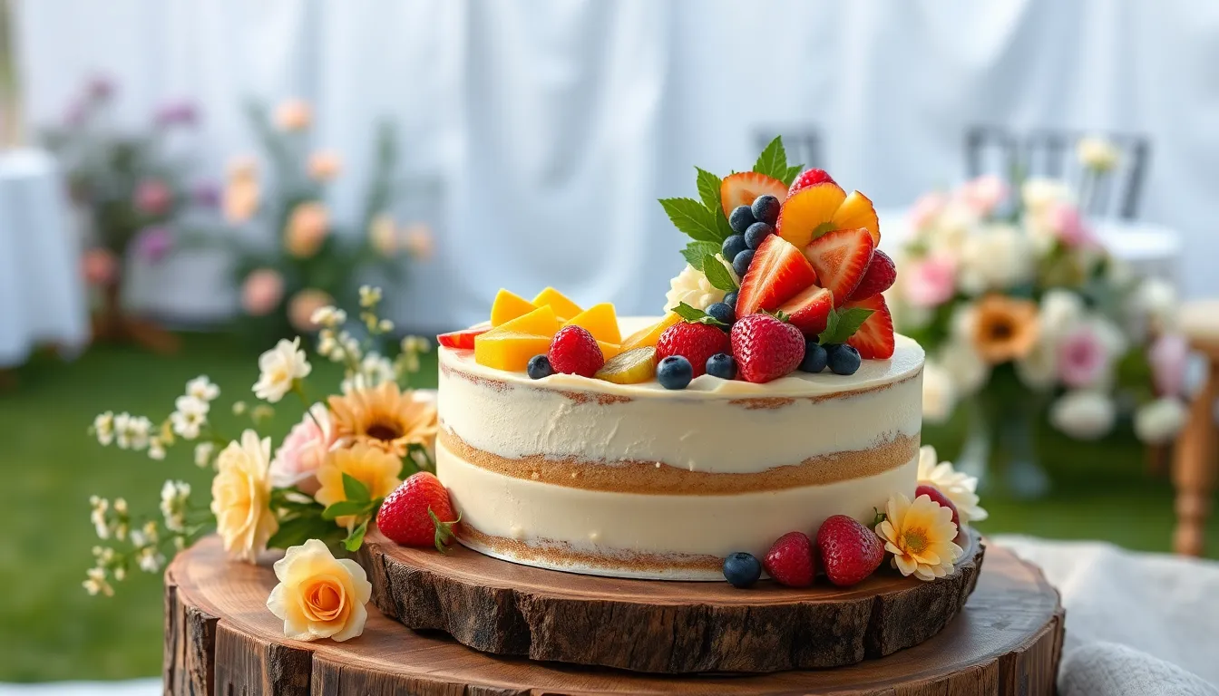 25 Stunning Cheesecake Wedding Cake Ideas That Will Wow Your Guests 12 25 Stunning Cheesecake Wedding Cake Ideas That Will Wow Your Guests 11