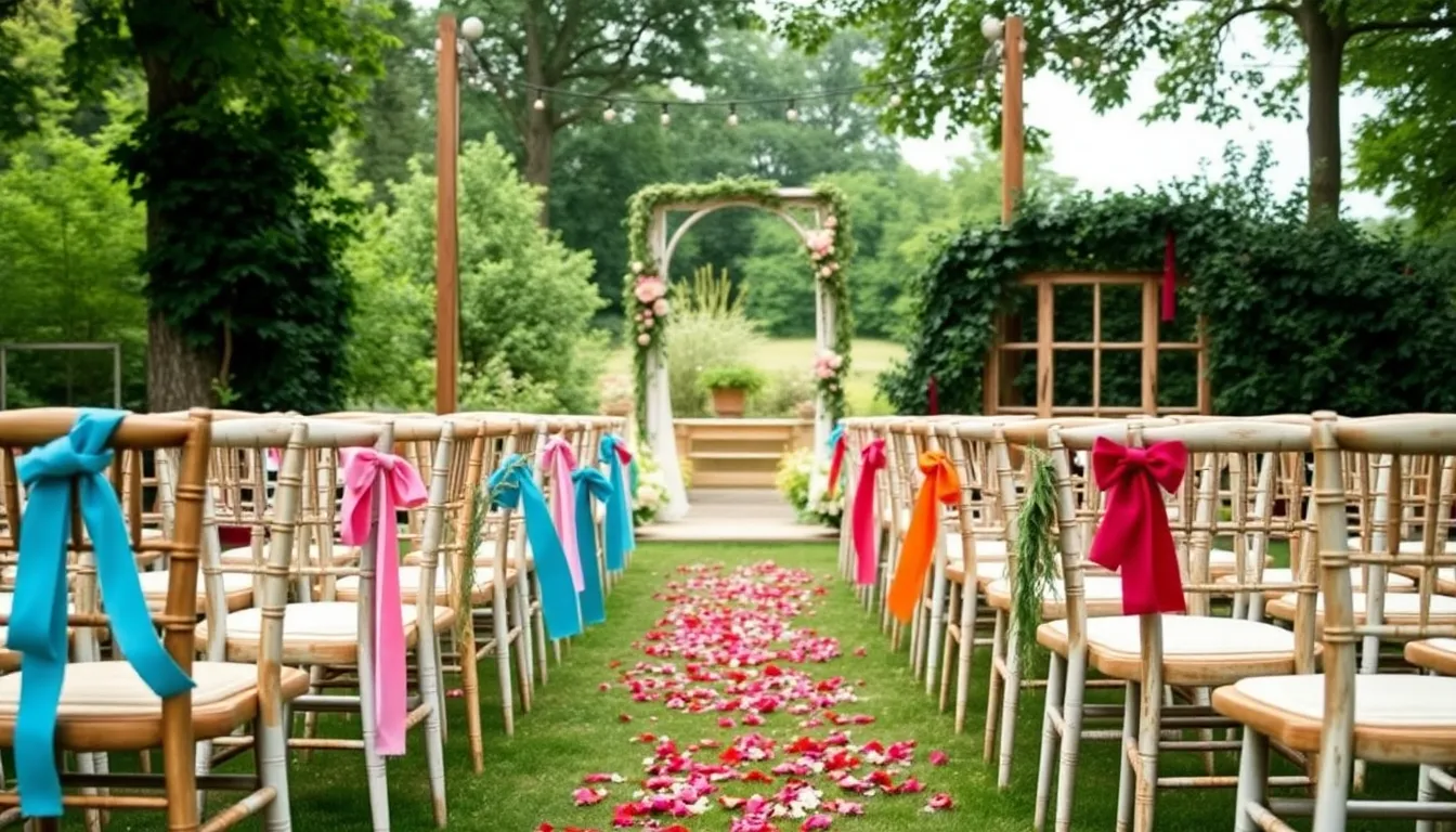25 Stunning Outdoor Wedding Aisle Ideas That Will Make Your Guests Gasp 12 25 Stunning Outdoor Wedding Aisle Ideas That Will Make Your Guests Gasp 11
