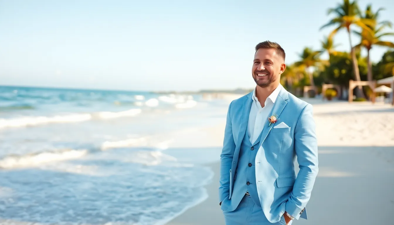 25 Summer Wedding Suit Ideas to Keep You Cool and Sharp in 2025 12 25 Summer Wedding Suit Ideas to Keep You Cool and Sharp in 2025 11