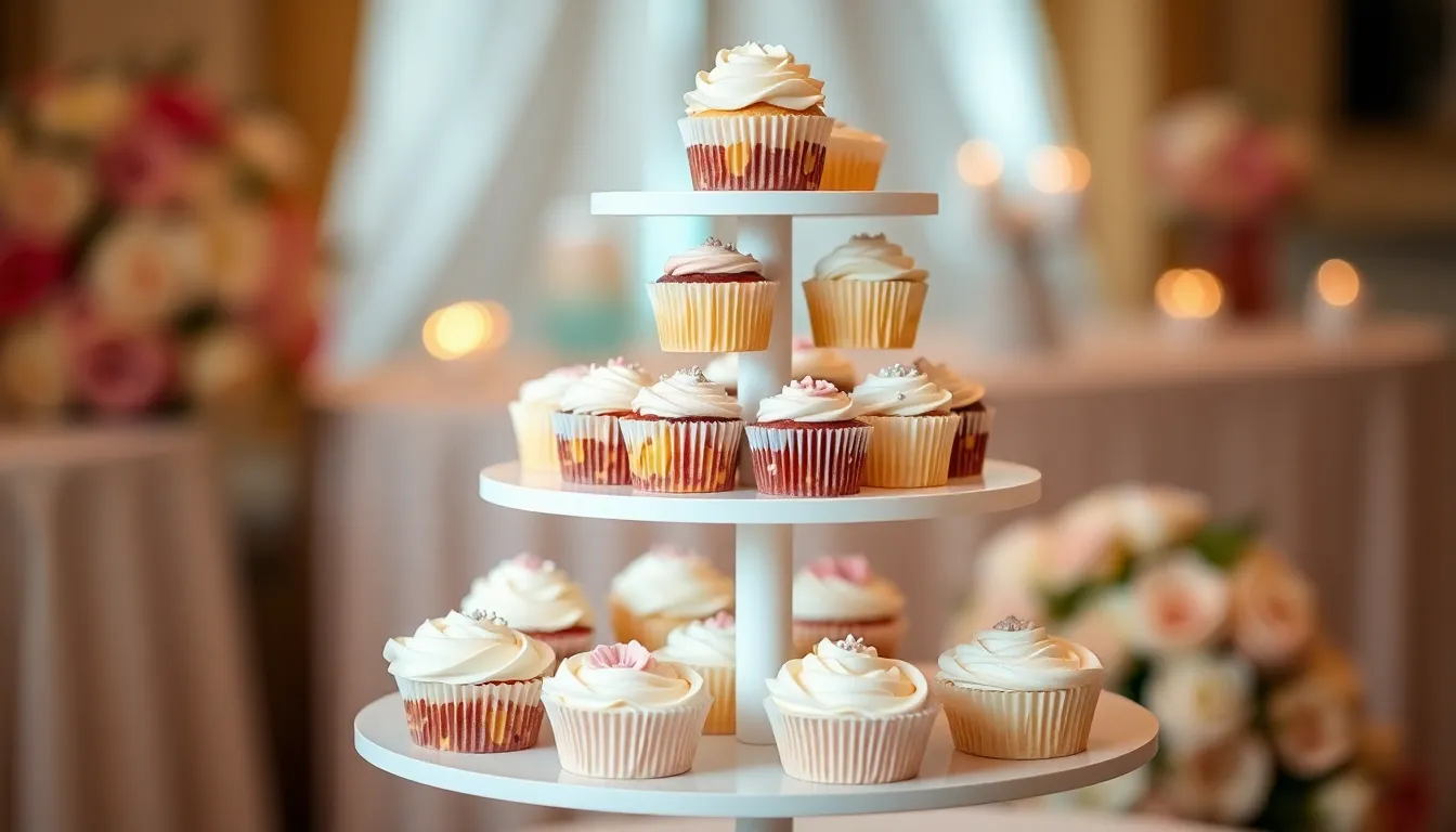 25 Stunning Wedding Cupcake Ideas That'll Make Your Guests Forget the Cake 12 25 Stunning Wedding Cupcake Ideas That'll Make Your Guests Forget the Cake 11