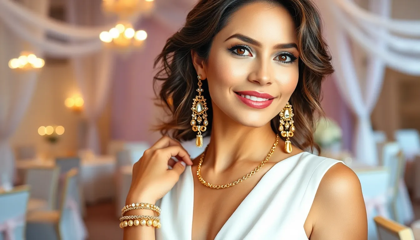 Wedding Guest Jewelry Ideas: 25 Perfect Pieces That Won't Upstage the Bride 12 Wedding Guest Jewelry Ideas: 25 Perfect Pieces That Won't Upstage the Bride 11