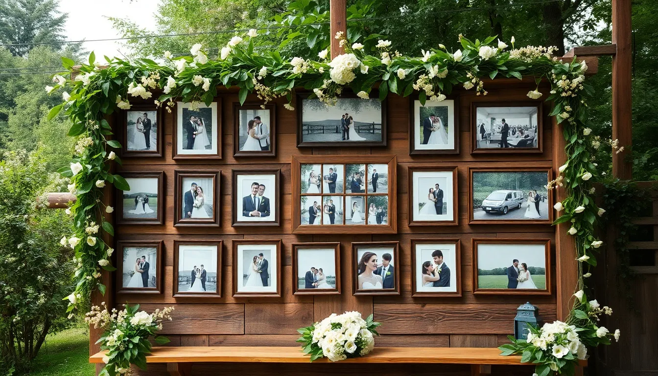 25 Creative Wedding Photos Display Ideas to Showcase Your Love Story at Home 12 25 Creative Wedding Photos Display Ideas to Showcase Your Love Story at Home 11