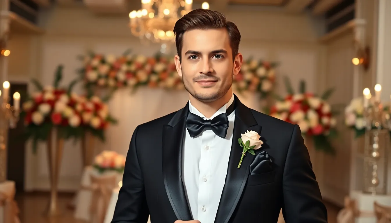 50 Stunning Wedding Tuxedo Ideas: Classic to Bold Styles for Every Groom 12 50 Stunning Wedding Tuxedo Ideas: Classic to Bold Styles for Every Groom 11