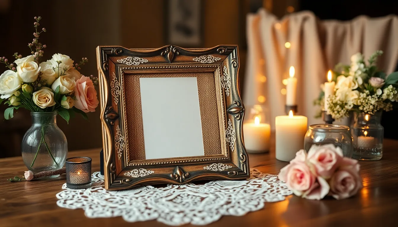 25 Stunning Wedding Photo Frame Ideas to Display Your Love Story at Home 14 25 Stunning Wedding Photo Frame Ideas to Display Your Love Story at Home 13