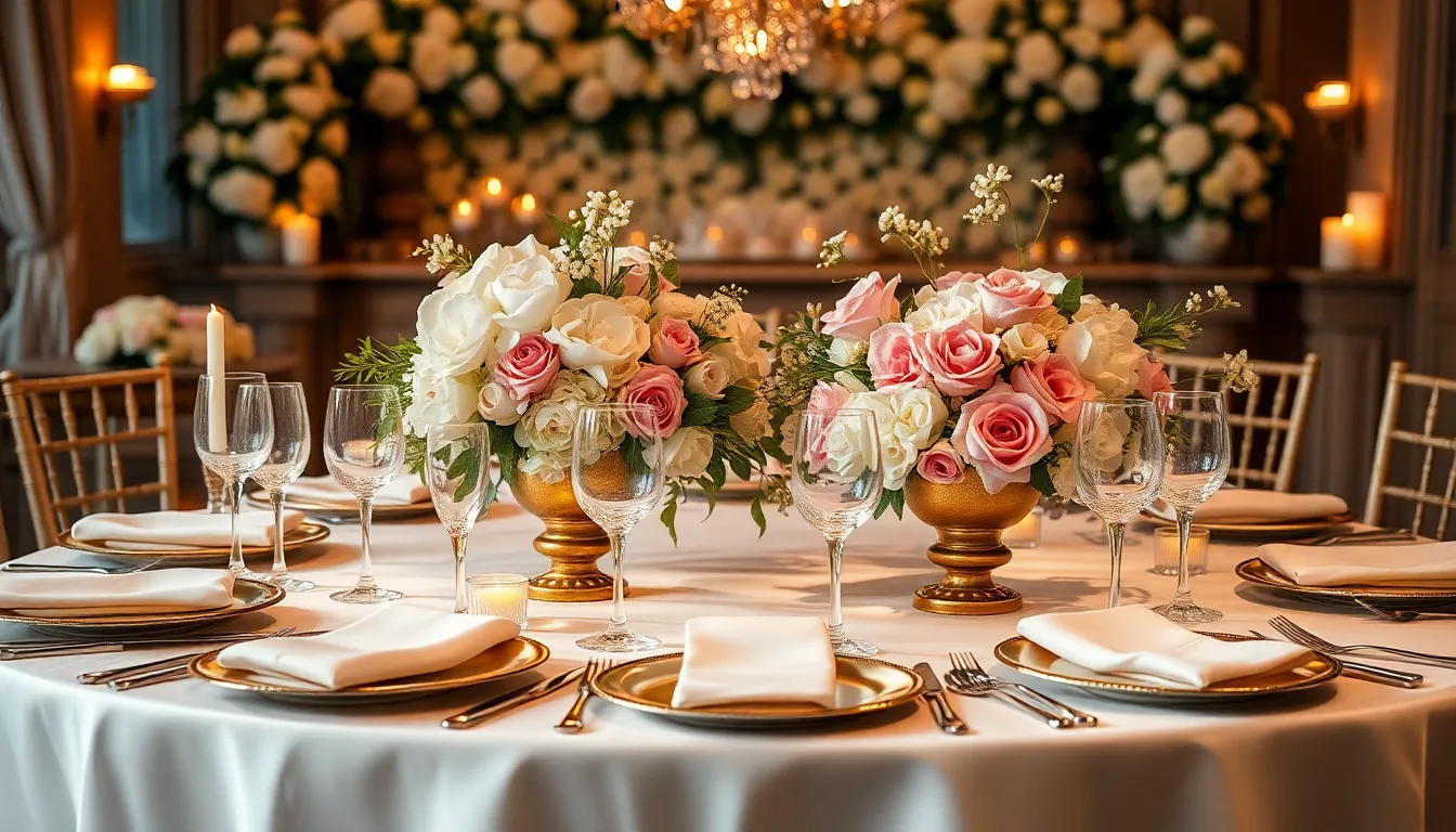 25 Stunning Wedding Table Decoration Ideas That'll Leave Your Guests Speechless 14 25 Stunning Wedding Table Decoration Ideas That'll Leave Your Guests Speechless 13