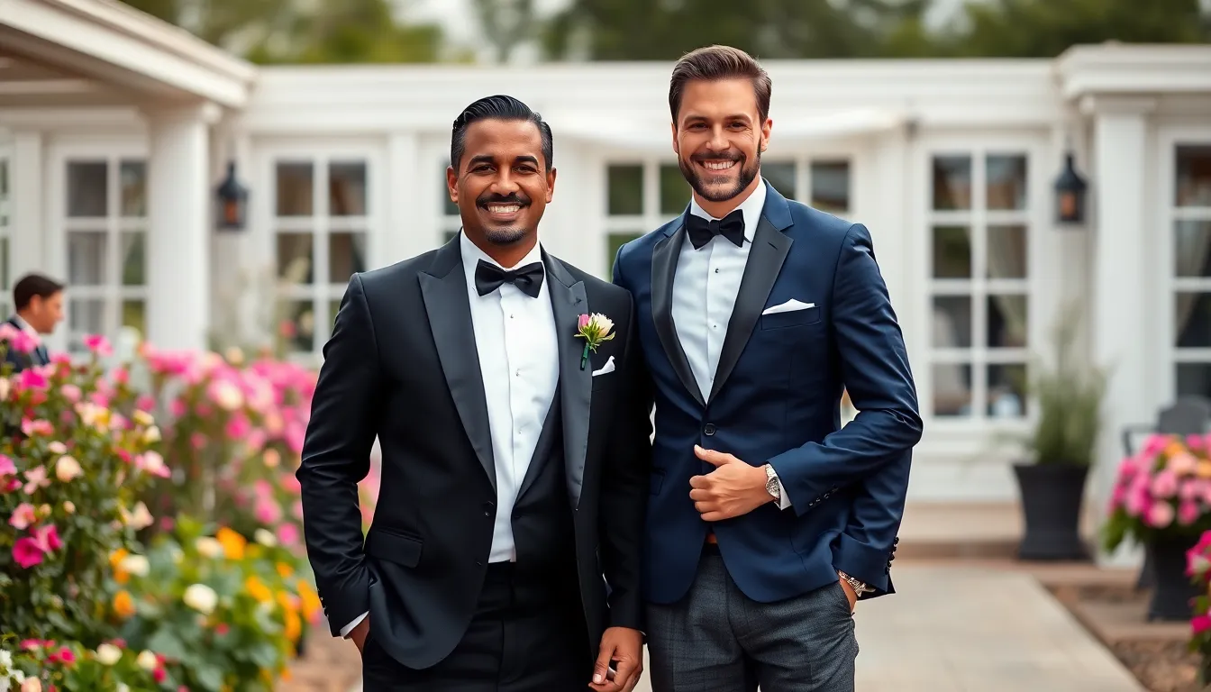 50 Stunning Wedding Tuxedo Ideas: Classic to Bold Styles for Every Groom 14 50 Stunning Wedding Tuxedo Ideas: Classic to Bold Styles for Every Groom 13