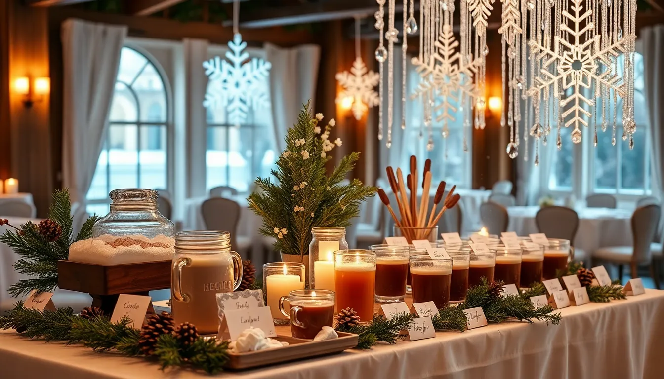 25 Stunning Winter Wedding Decor Ideas to Create Your Dream Winter Wonderland 14 25 Stunning Winter Wedding Decor Ideas to Create Your Dream Winter Wonderland 13