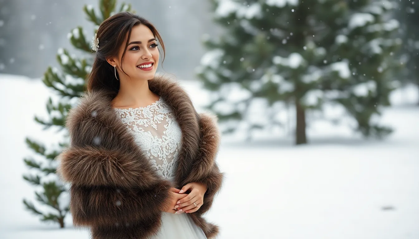 35 Stunning Winter Wedding Dress Ideas That'll Make You Embrace Cold Weather Nuptials 14 35 Stunning Winter Wedding Dress Ideas That'll Make You Embrace Cold Weather Nuptials 13