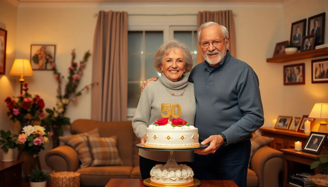 50 Golden Wedding Anniversary Ideas to Celebrate 50 Years of Love 16 50 Golden Wedding Anniversary Ideas to Celebrate 50 Years of Love 15