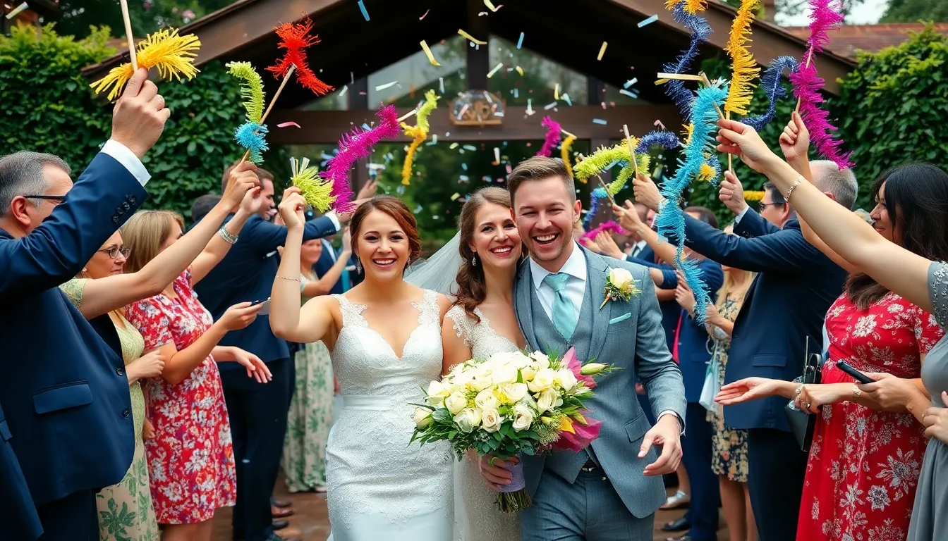 25 Creative Wedding Send-Off Ideas That'll Make Your Exit Unforgettable 16 25 Creative Wedding Send-Off Ideas That'll Make Your Exit Unforgettable 15
