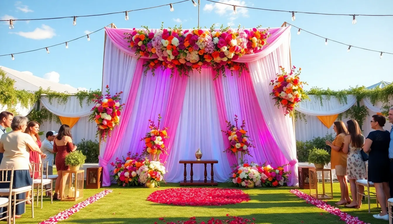 25 Stunning DIY Wedding Backdrop Ideas That'll Save You Thousands (Step-by-Step Guide) 16 25 Stunning DIY Wedding Backdrop Ideas That'll Save You Thousands (Step-by-Step Guide) 15
