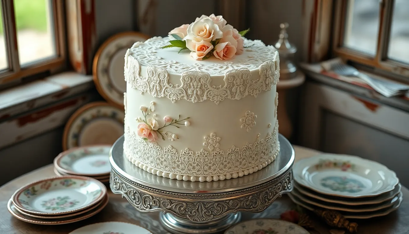 25 Stunning Vintage Wedding Cake Ideas That'll Make Your Big Day Unforgettable 18 25 Stunning Vintage Wedding Cake Ideas That'll Make Your Big Day Unforgettable 17